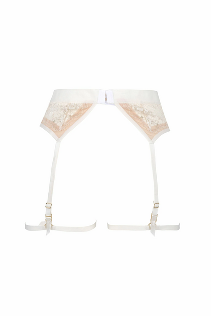 After Midnight Pearly White Garter Belt