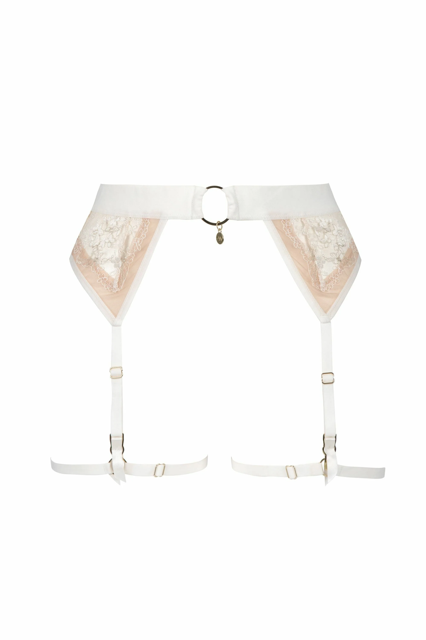 After Midnight Pearly White Garter Belt