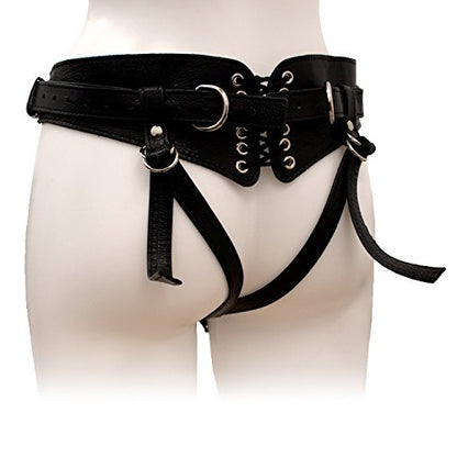 Aslan Leather Black Corset Harness