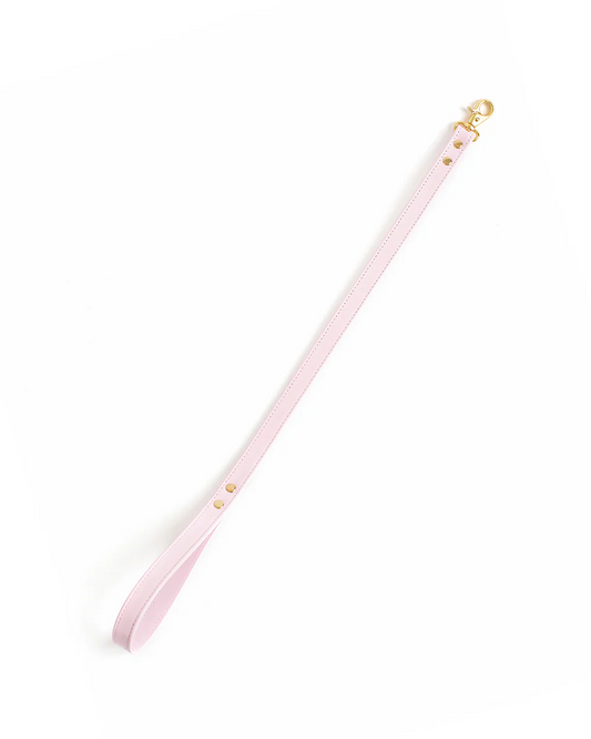 Estrid Leather Leash Pink