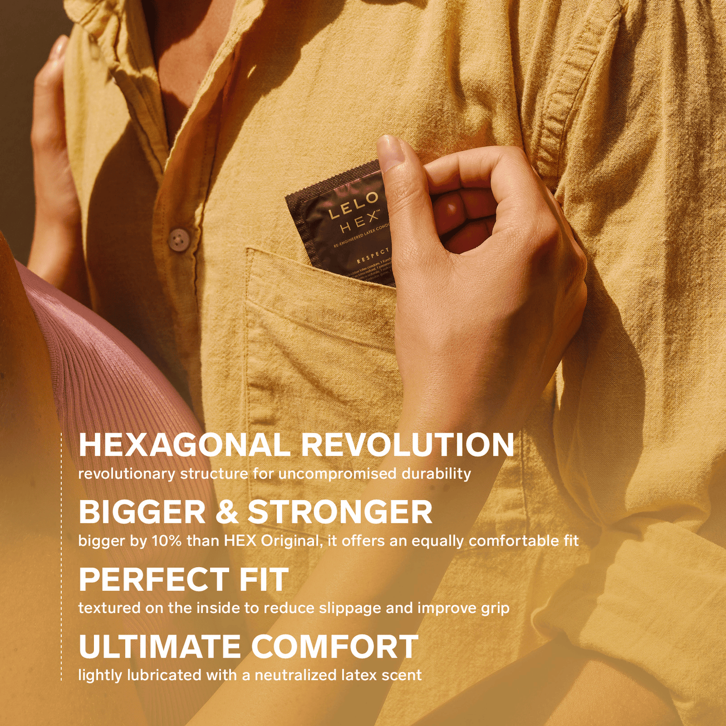 HEX Respect XL Condoms, 12 Pack