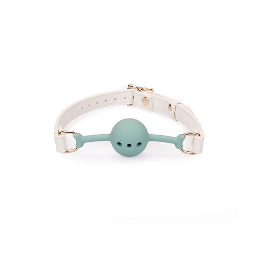 Plush Creamy Velour Ball Gag