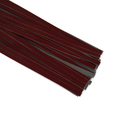 Plush Velour Metallic Burgundy Flogger
