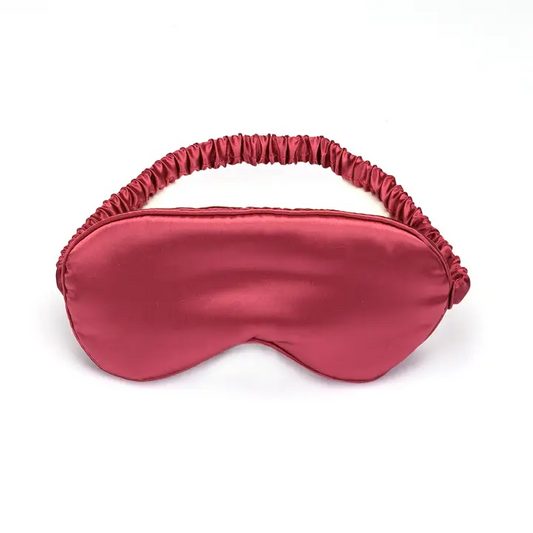 Silky Super Soft Blindfold Red