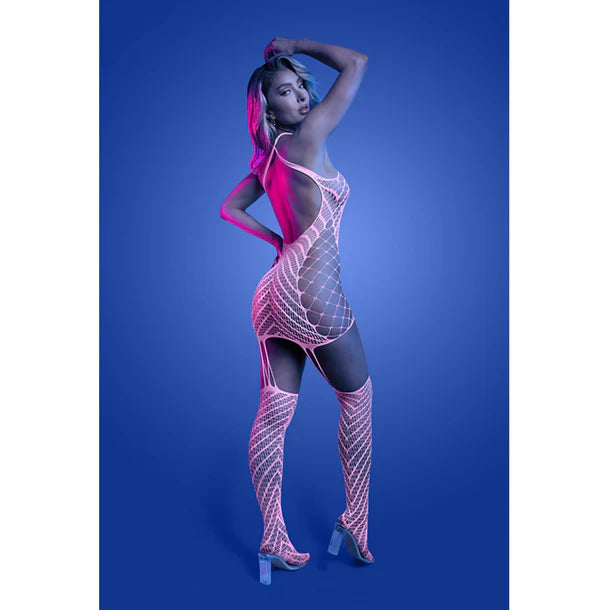 MetaGlow Bodystocking Dress One Size