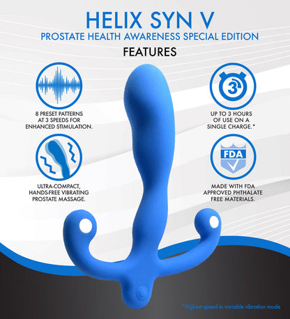 Aneros Helix Syn V Special Edition Blue