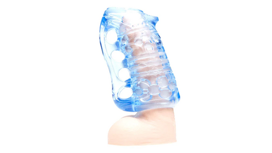 Fleshskins Grip Blue Ice with Drying Stand