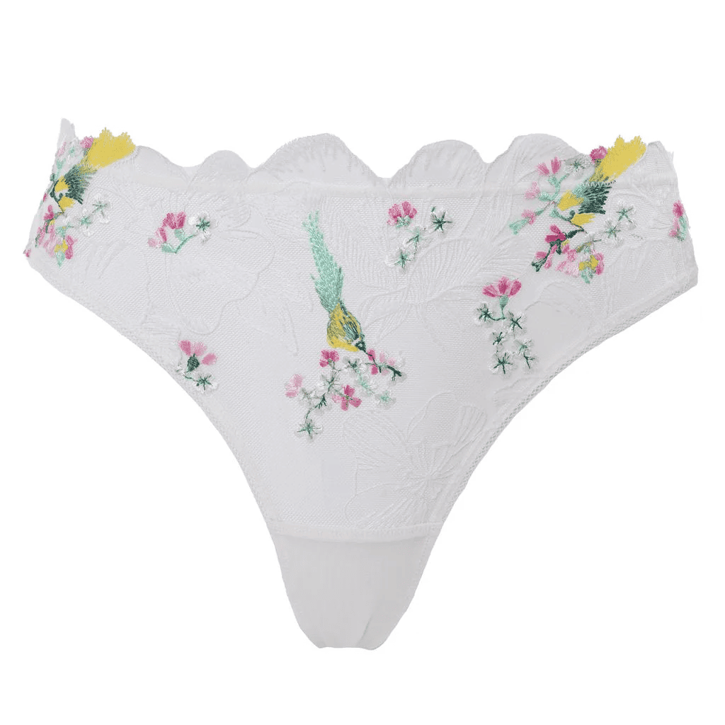 Winter Romance Tanga White