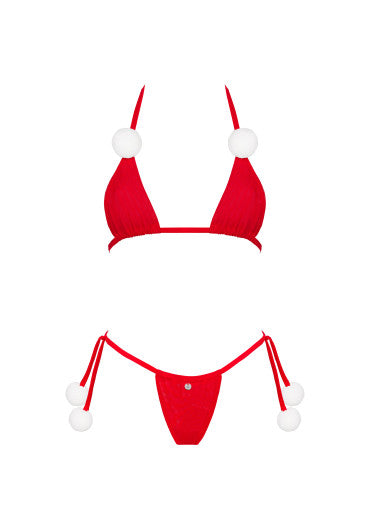 Santa's Sexy Helper Bikini Set One Size
