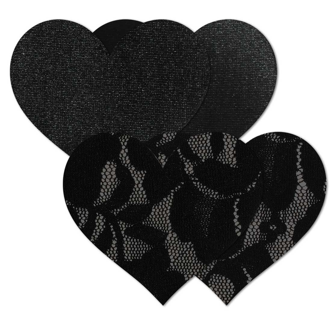 Nippies Black Heart Nipple Covers