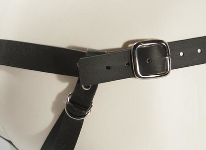 Aslan Vegan Leather Classic Harness Silver Hardware