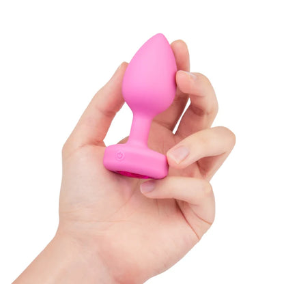 Vibrating Jeweled Heart Plug with Remote