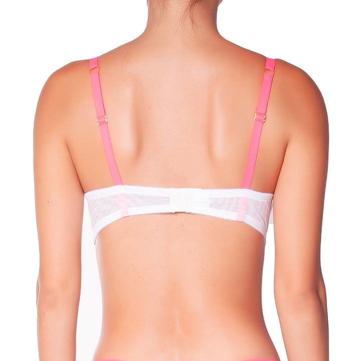 White Camelia Bra