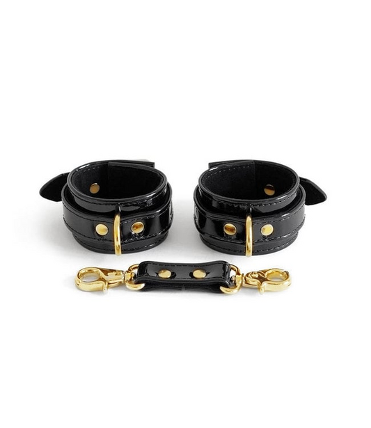 Dita Ankle Cuffs Patent Black