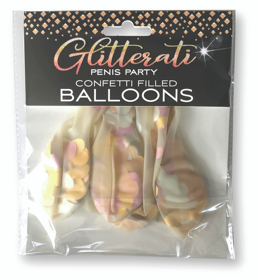 Glitter Confetti-Filled Balloons