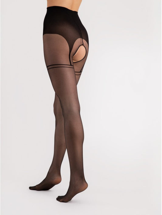 Delight Crotchless Tights