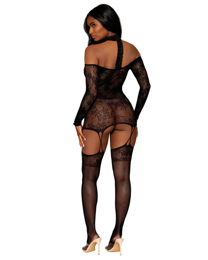 Rosalyn Versatile Lace Garter Dress Bodystocking
