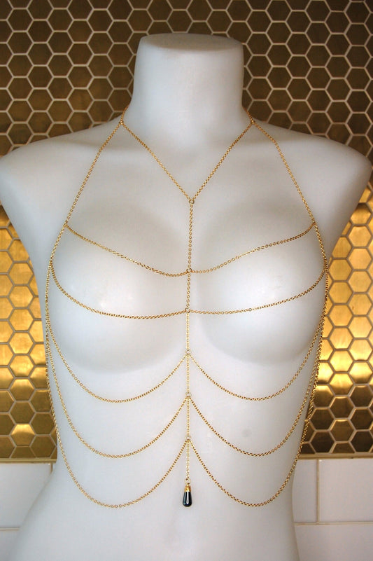 Bustier Drape Perle
