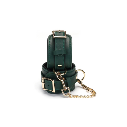 Evergreen Leather Anklecuffs