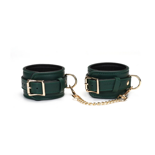Evergreen Leather Handcuffs