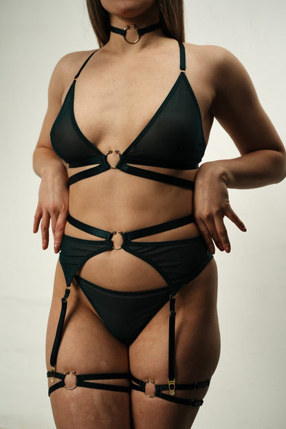 Madea Triangle Bralette Green