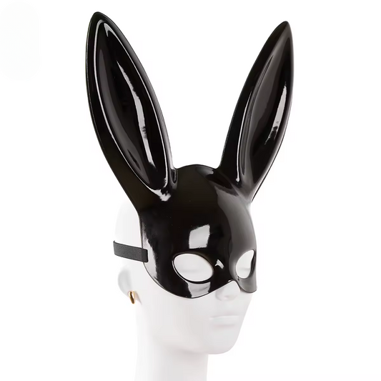 Lapin Noir Patent Leather Mask