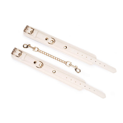 Plush Velour Creamy Ankle Cuffs