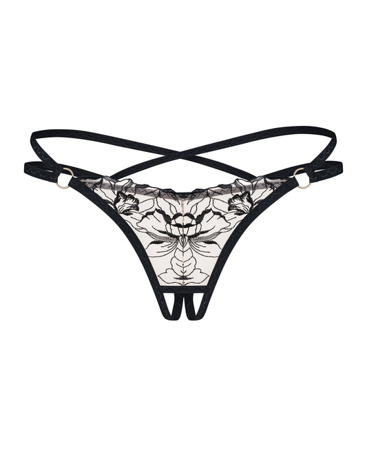 Vila Blanes Open-Crotch Thong