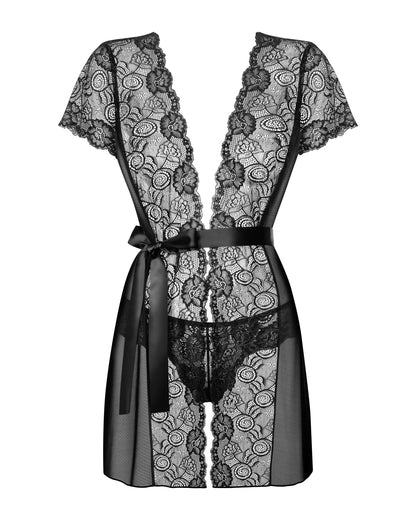 Alluria Peignoir & Thong