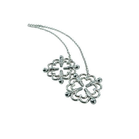 Four Point Silver Nipple Clamps