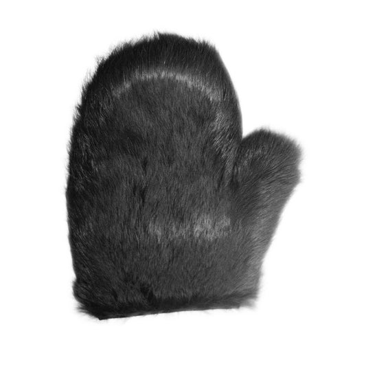 Leather & Fur Spanking Mitt