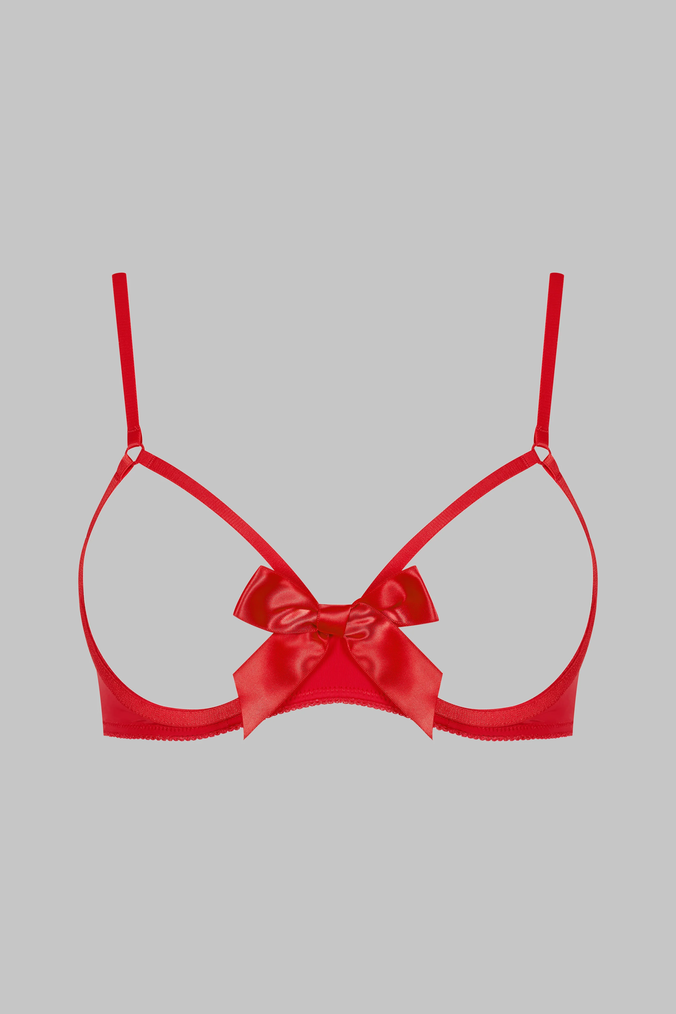 Maison Close Petit Secret Cupless Bra Rouge