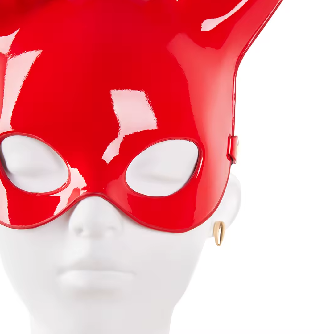 Lapin Rouge Patent Leather Mask