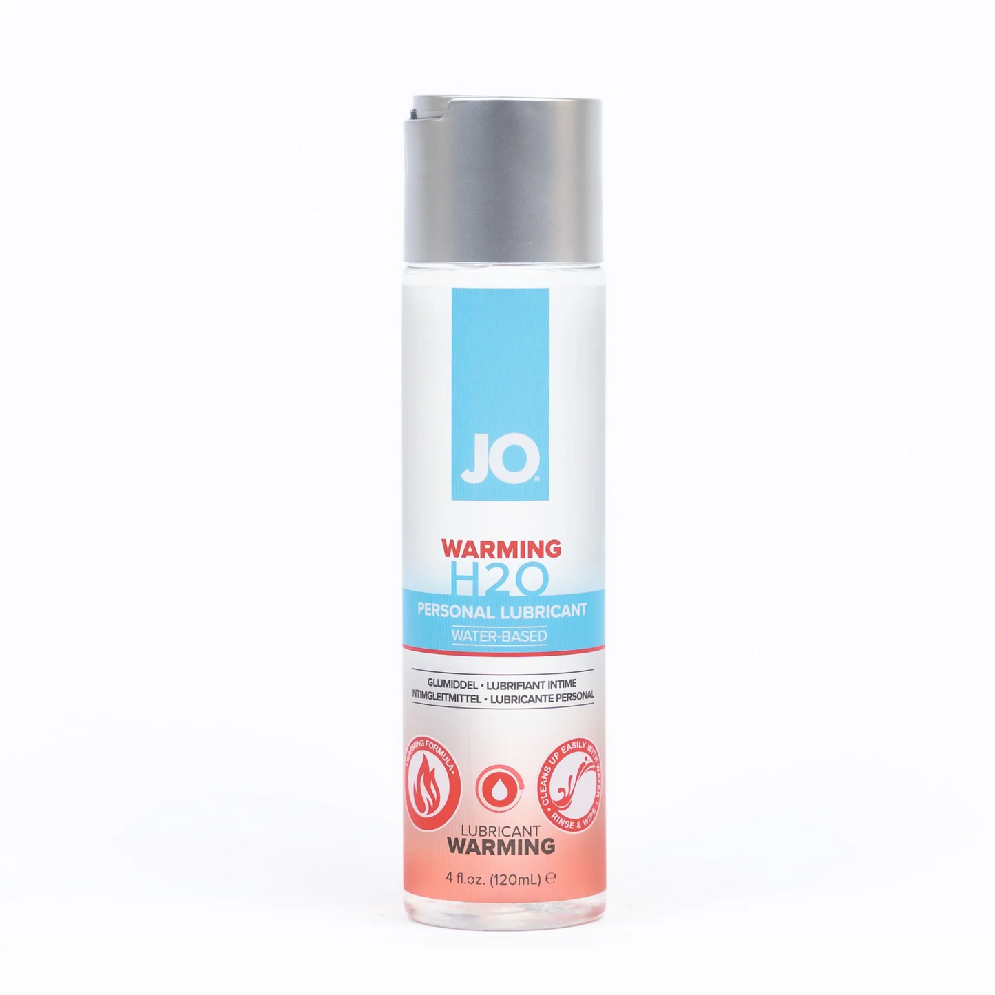JO H2O Water Based Lubricant JO Warming 4oz