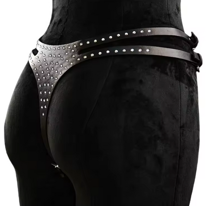 Diamant Vegan Leather Panty Harness