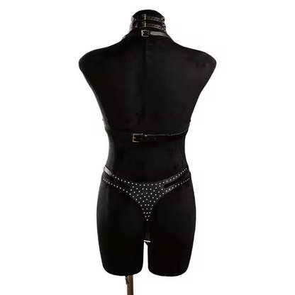 Diamant Vegan Leather Bra Harness