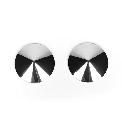 Silver Metal Nipple Pasties