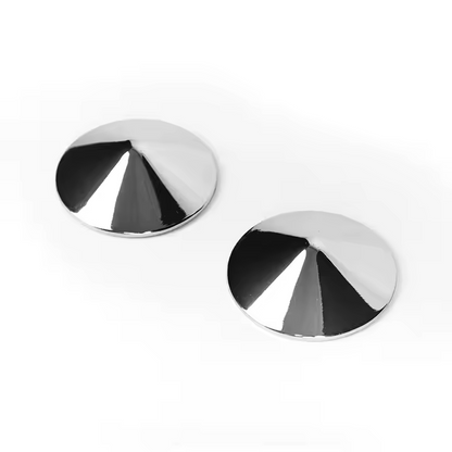 Silver Metal Nipple Pasties