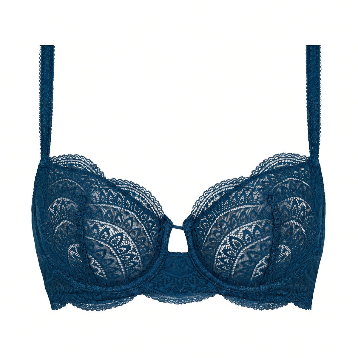 Karma Sheer Demi Prestige Blue Bra