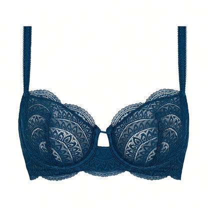 Karma Sheer Demi Prestige Blue Bra