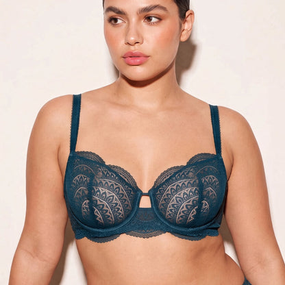 Karma Sheer Demi Prestige Blue Bra