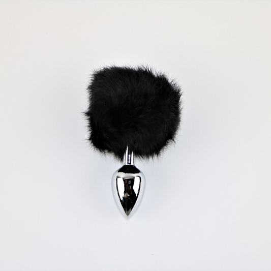 Black Rabbit Tail Plug