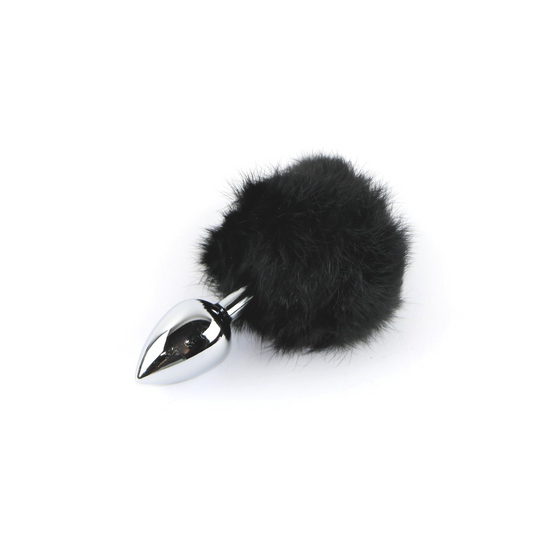 Black Rabbit Tail Plug