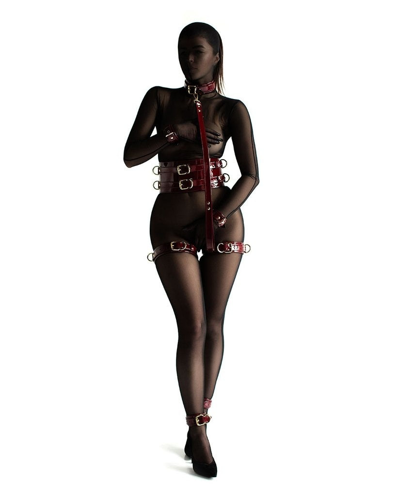 Dita Leash Patent Red