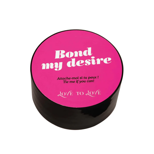 Bond My Desire Black Bondage Tape