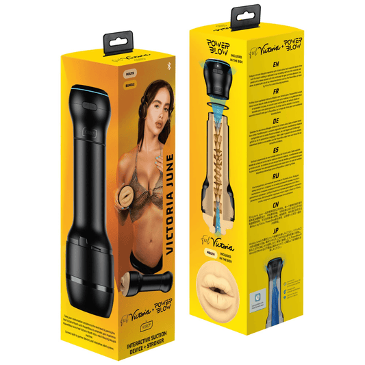 Kiiro PowerBlow & Feel Victoria Mouth Stroker Combo