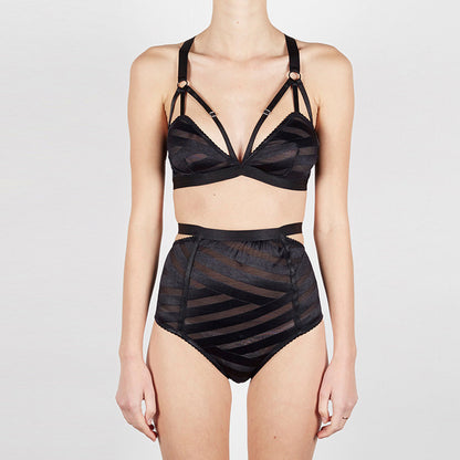 Lulu Striped Soft Cup Bra