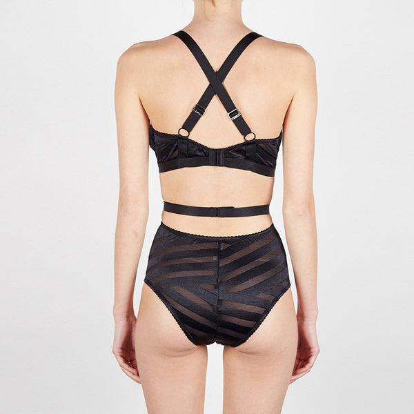 Lulu Striped Soft Cup Bra