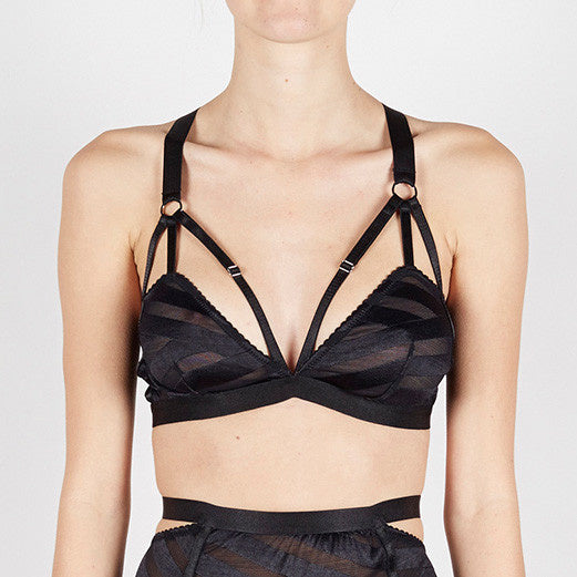 Lulu Striped Soft Cup Bra