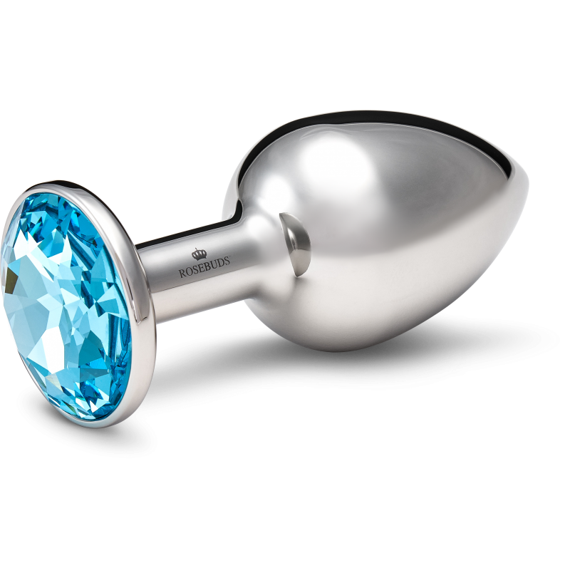 Rosebuds Crystal Aquamarine Medium